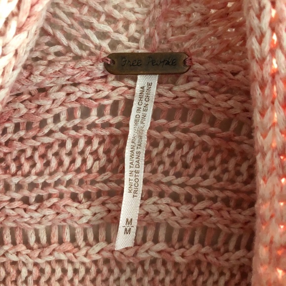 Free people Pink Cardigan - Picture 3 of 4
